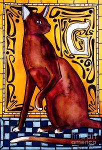 Featured Chocolate Delight Havana Brown Cat by Dora Hathazi Mendes